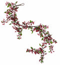 150cm Large Luxury Artificial Christmas Natural Look Red Berry Floristry Garland
