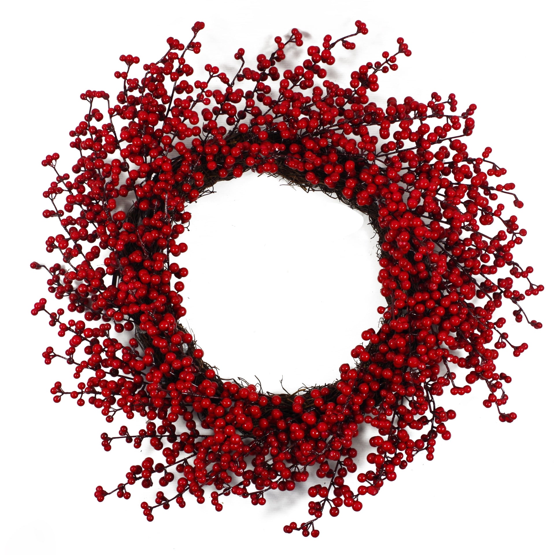 60cm (24") Extra Large Luxury Artificial Christmas Red Berry Wreath