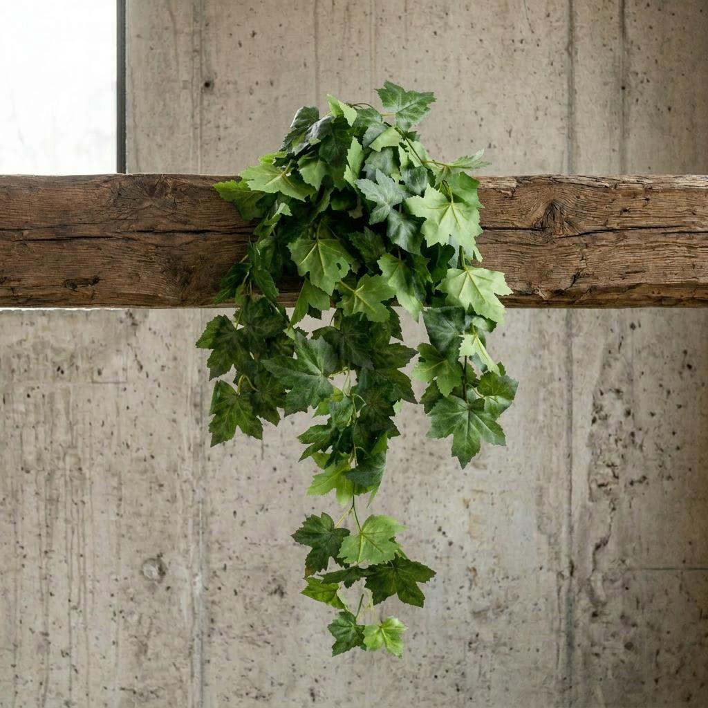 70cm Artificial Trailing Grape Ivy Plant Faux Hanging Foliage - Green - Premium Quality