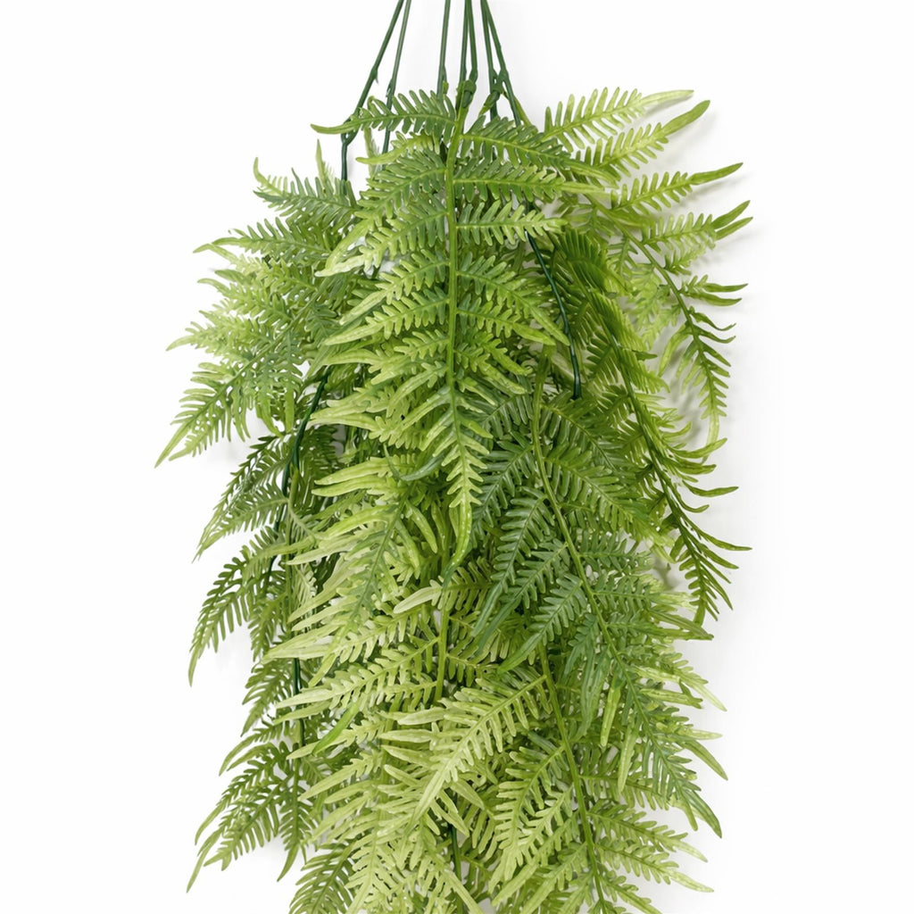 80cm Artificial Trailing Fern Plant Hanging Faux Greenery - Premium Quality