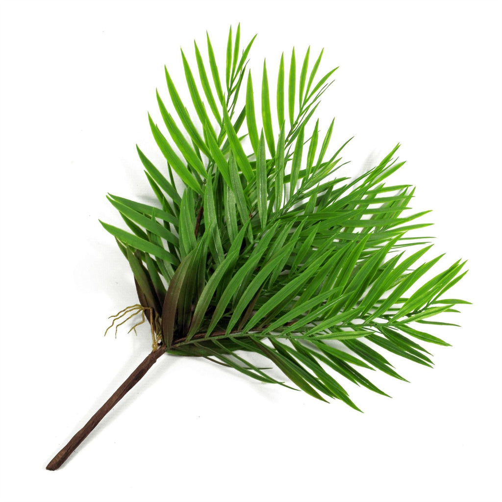 6 x 40cm Artificial Bamboo Palm Bush Plant - Premium Quality