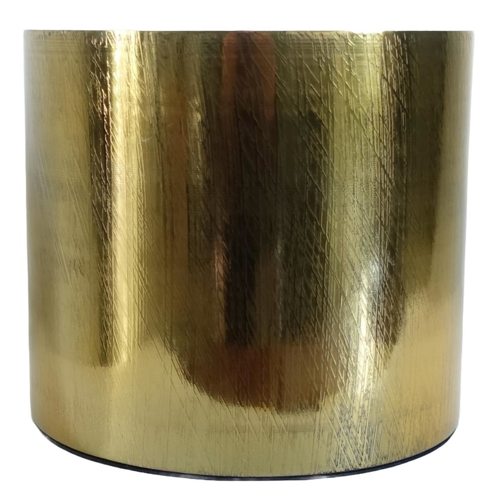 18cm Gold Etched Metal Planter by Botanik - Premium Quality