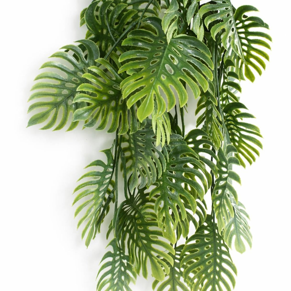 80cm Artificial Trailing Tropical Monstera Plant - Sage Green - Premium Quality