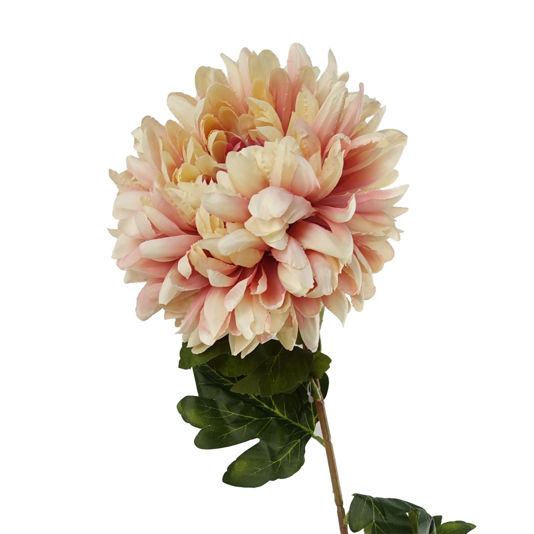 Artificial Pack of 6 x 75cm Extra Large Reflex Chrysanthemum - Pink - Premium Quality