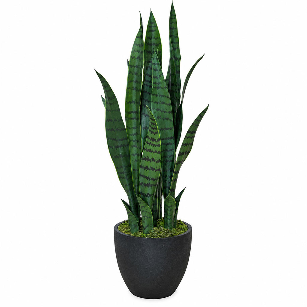 70cm Artificial Sansevieria Dark Green - Premium Quality (image 3 of 3)