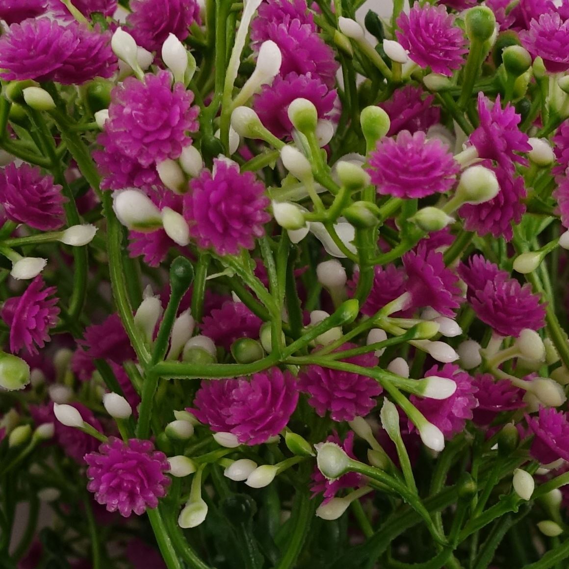 Artificial Pack of 6 x 55cm Gypsophila Pink Stem - Premium Quality