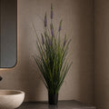125cm Artificial Lavender Grass with Pot - Premium Quality