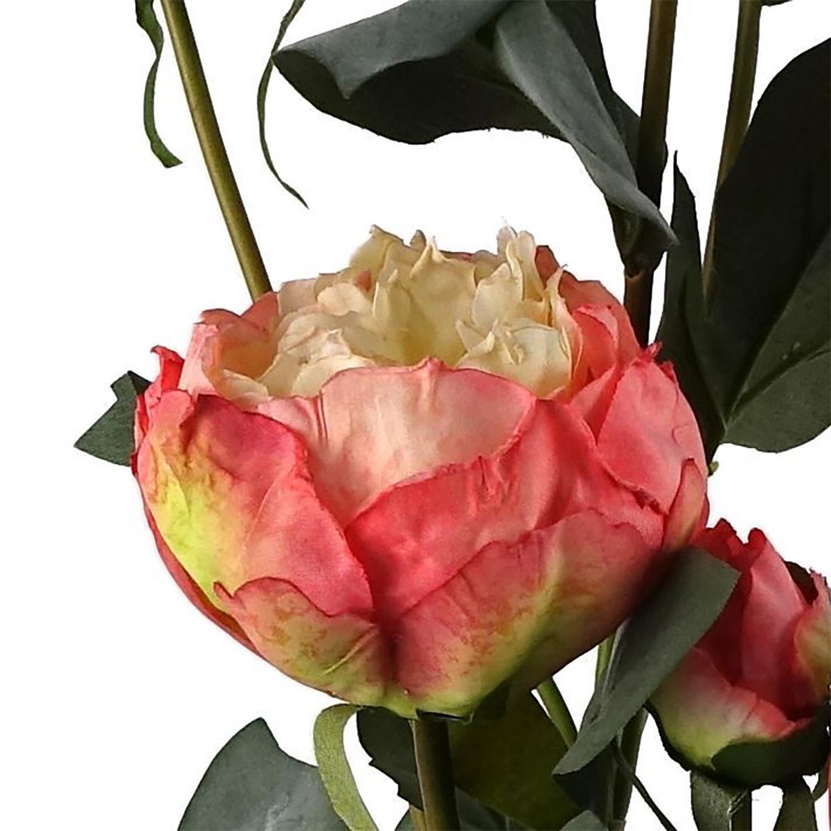 6 x 55cm Pink Peony Artificial Flower Stems - 24 flowers 18 buds - Premium Quality (image 7 of 7)