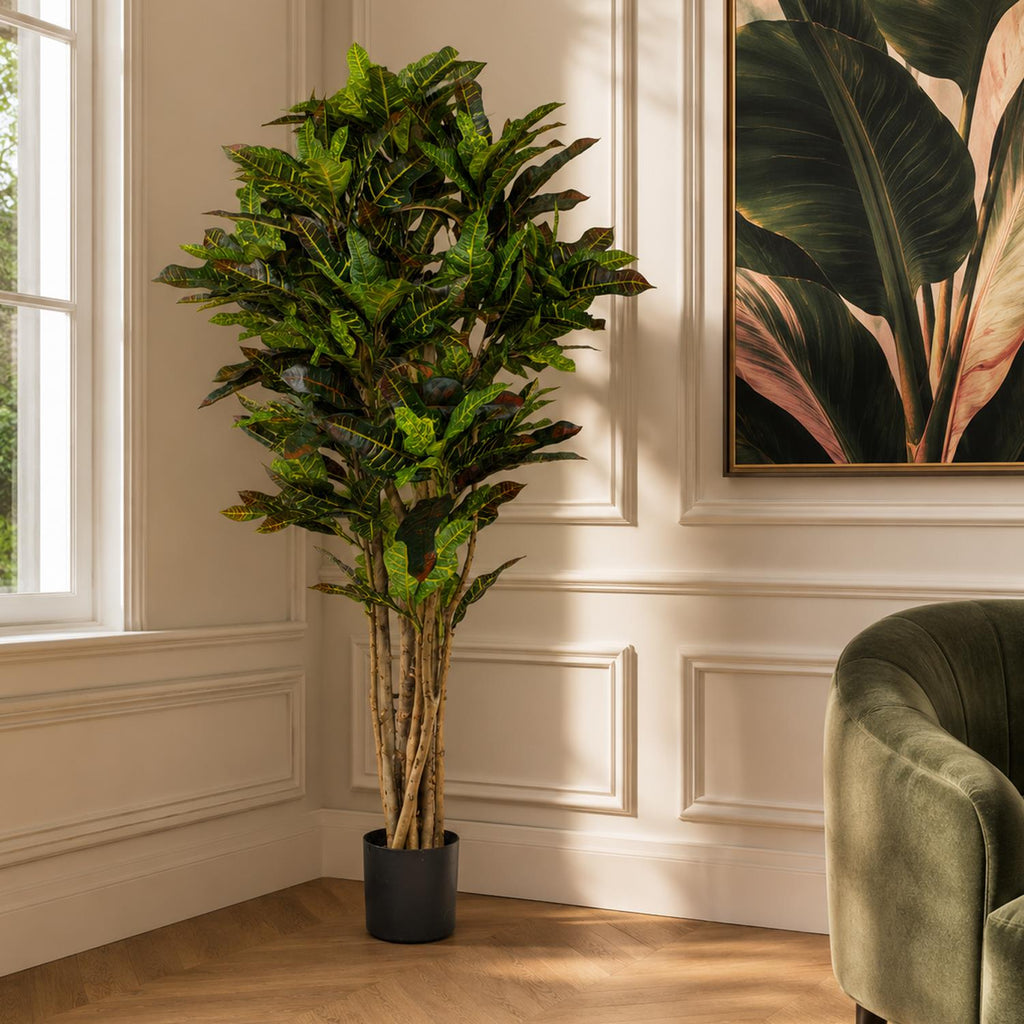 150cm Artificial Croton Tree - Premium Quality