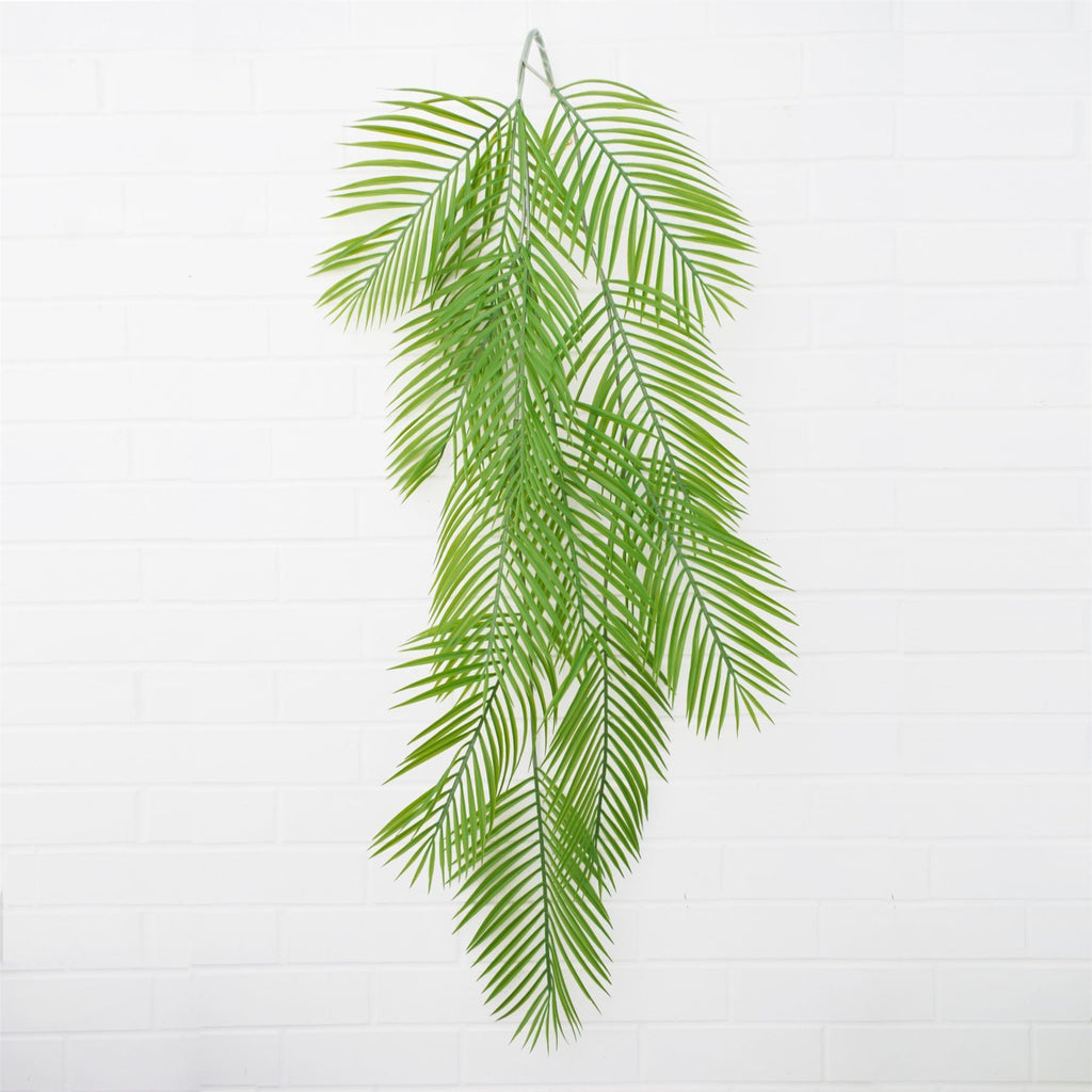 120cm Artificial Hanging Palm Leaf Plant