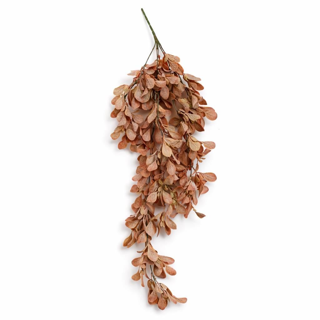 70cm Artificial Trailing Botanik Spray Stem - Dusty Orange - Premium Quality