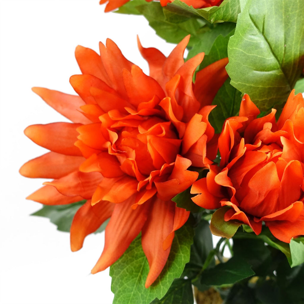 55cm Artificial Red Dahlia Pinnata - Premium Quality