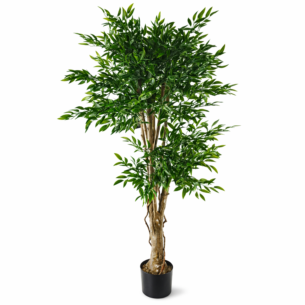 140cm Artificial UV Resistant Ruscus Tree- 2716 leaves (image 5 of 6)