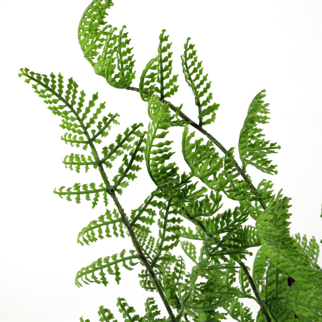 Artificial 6 x 50cm Southern Wood Fern Bush Dark Green Plant - Premium Quality