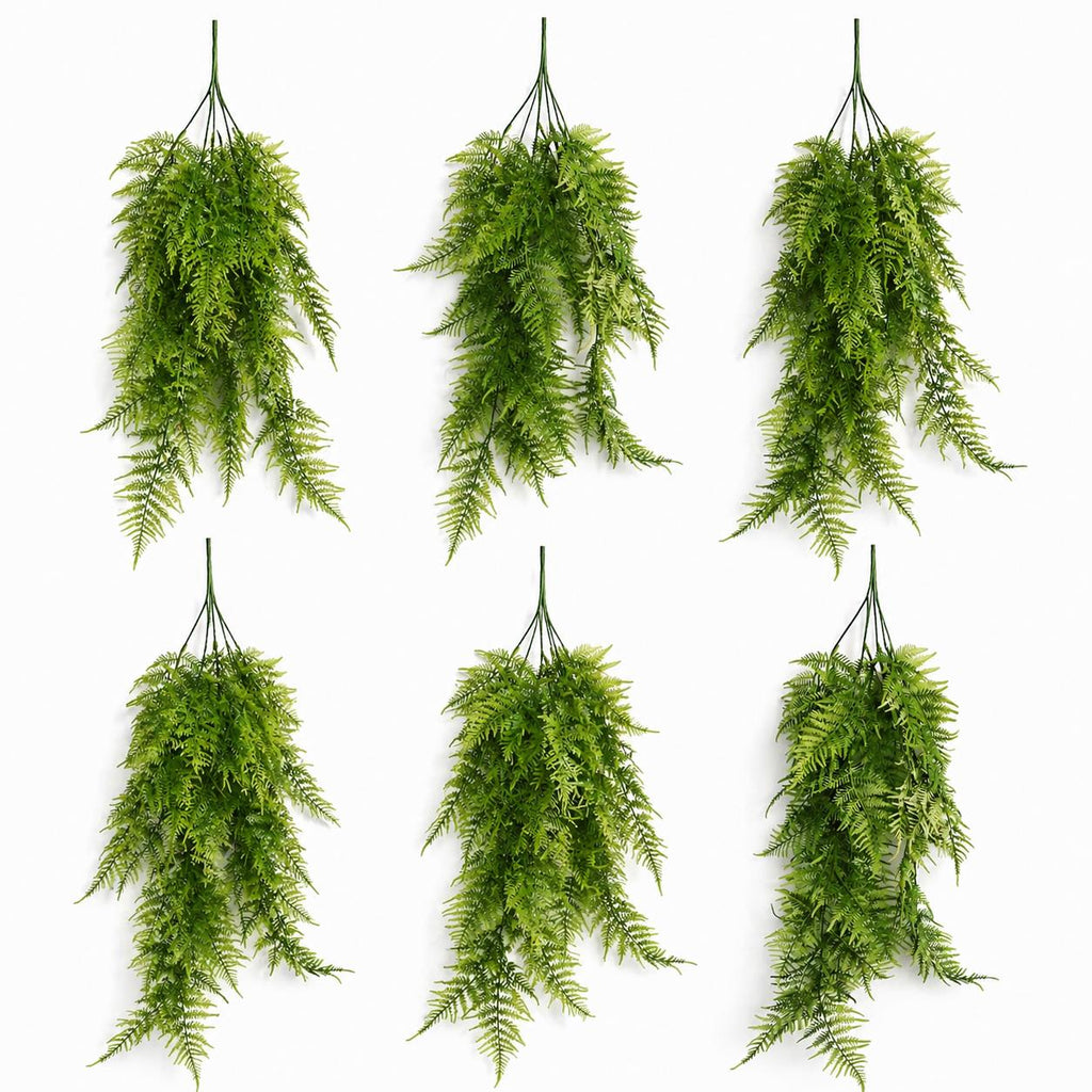 80cm Artificial Trailing Fern Plant Hanging Faux Greenery - Premium Quality