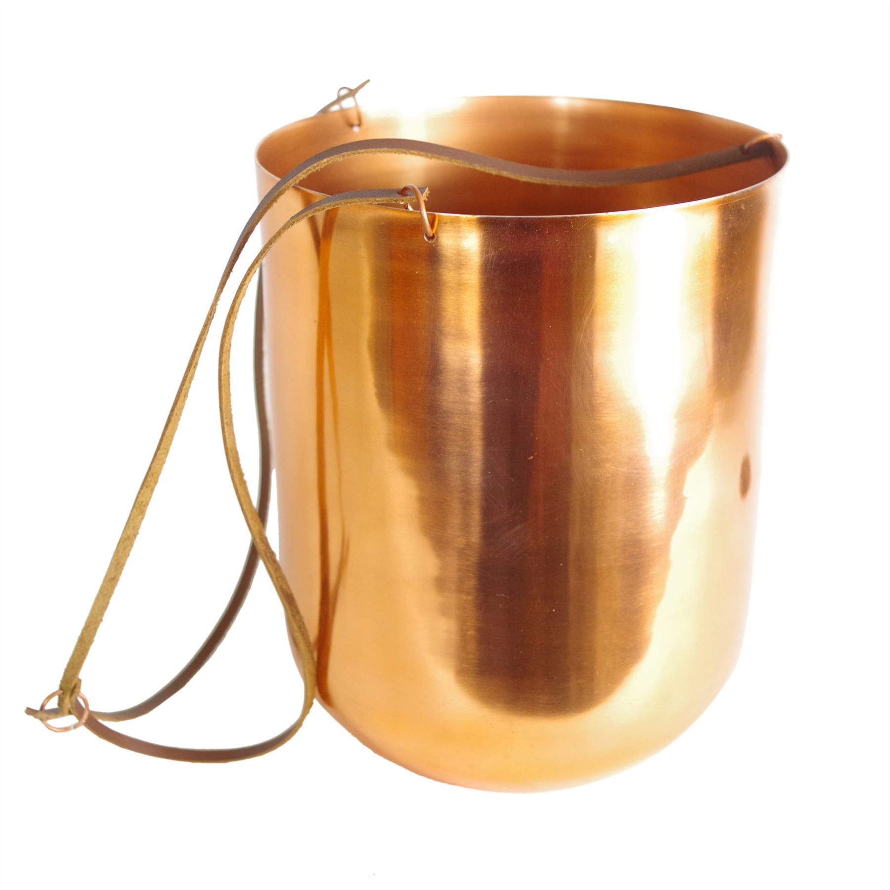 Leaf 18 x 22cm Copper Hanging Planter