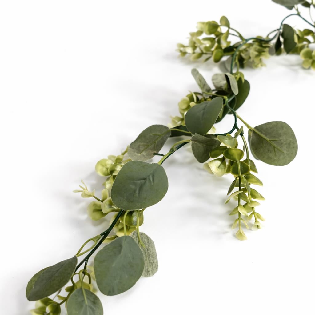 160cm Artificial Eucalyptus Style Garland Trailing Hanging Plant Faux Greenery Vine - Premium Quality