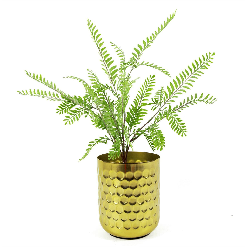 Artificial 6 x 55cm Himilayan Maidenhair Fern Bush Light Green Plant - Premium Quality