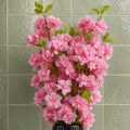 Pack of 6 x 100cm Pink Artificial Blossom Stem - Premium Quality
