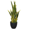 70cm Artificial Sansevieria with pot - Premium Quality