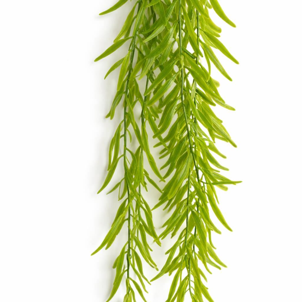 100cm Artificial Trailing Rhipsalis Style Hanging Plant - Light Green Tips - Premium Quality