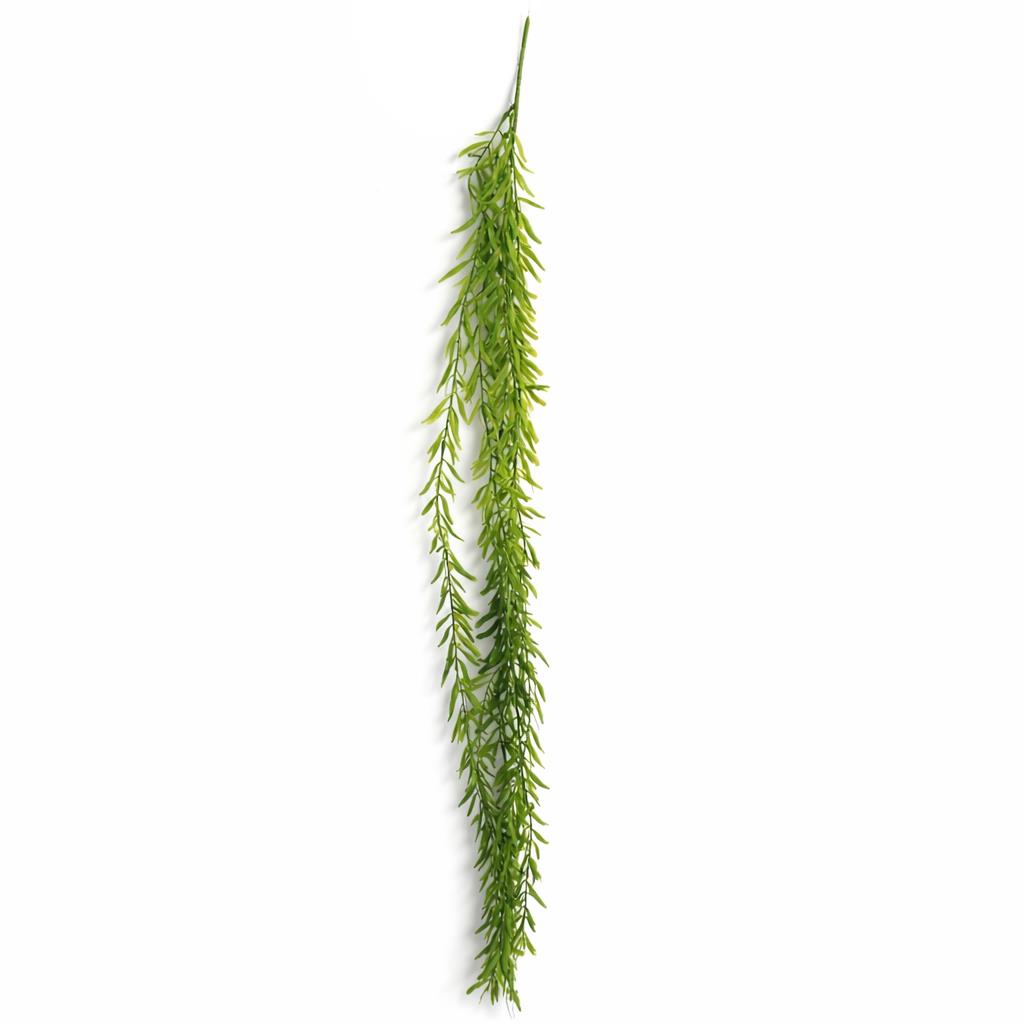 100cm Artificial Trailing Rhipsalis Style Hanging Plant - Dark Green Tips - Premium Quality