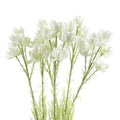 Artificial Pack of 6 x 60cm White Starflower Stem - 30 Flowers - Premium Quality