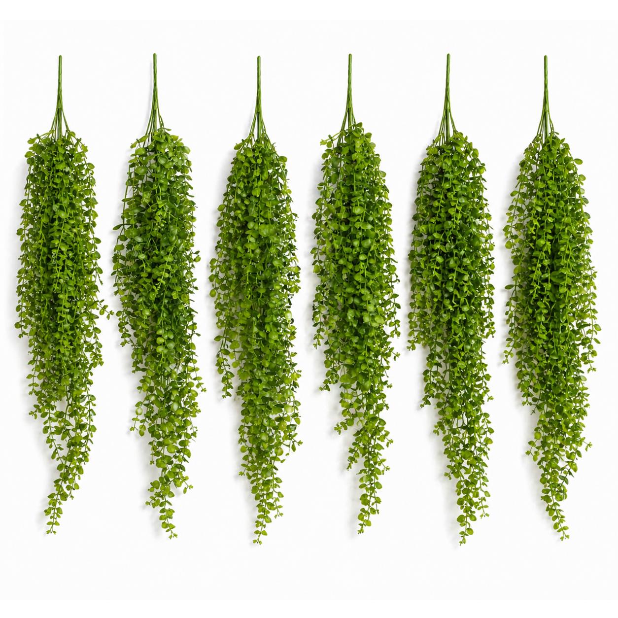 90cm Artificial Trailing Hanging Plant Green Faux Cascading Foliage - Premium Quality