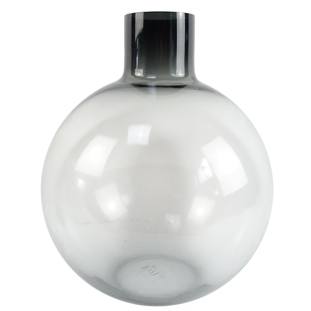 100cm Artificial Yellow Lily Black Eucalyptus Glass Ball Vase - Premium Quality