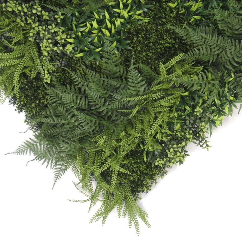 100cm Green Wall Fire Resistant Natural Fern Artificial - Premium Quality