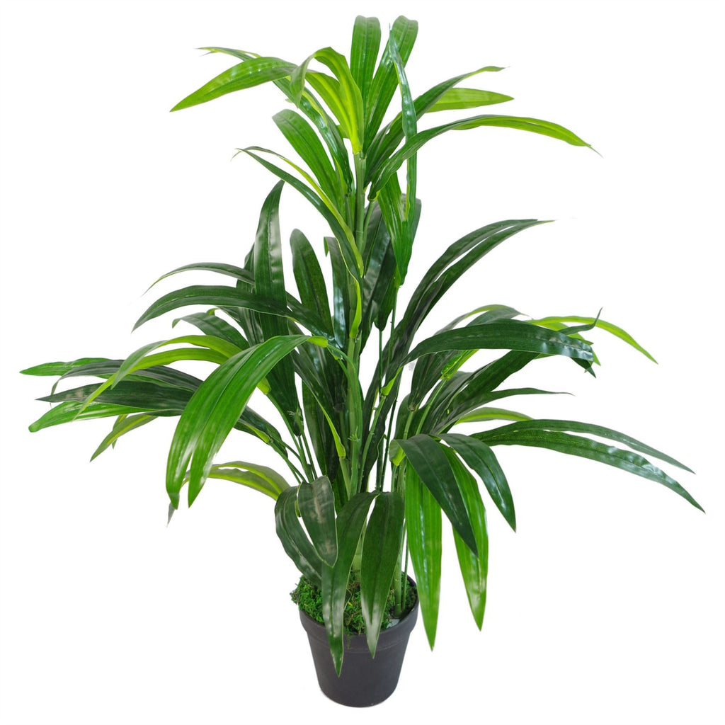 65cm Artificial Bamboo Botanik Shrub with Brushed Copper Planter - Premium Quality