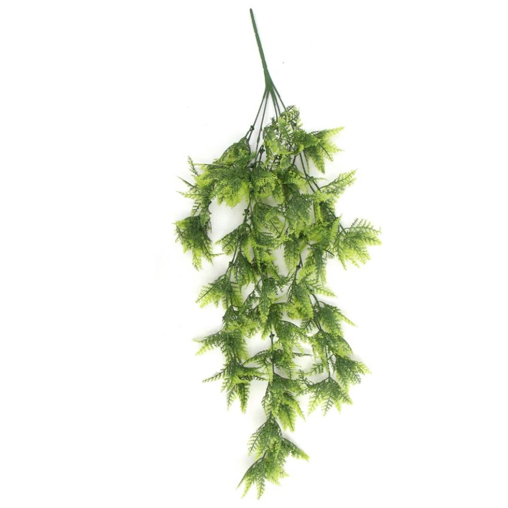 Hanging UV and Fire Resistant Artificial Boston Fern Plant 75cm - Premium Quality