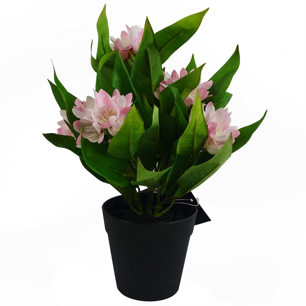 18cm Artificial Freesia Plant Light Pink Flowering - Premium Quality