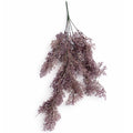 80cm Artificial Dusky Purple Coral Fern Trailing Plant Decorative Hanging Foliage - Premium Quality