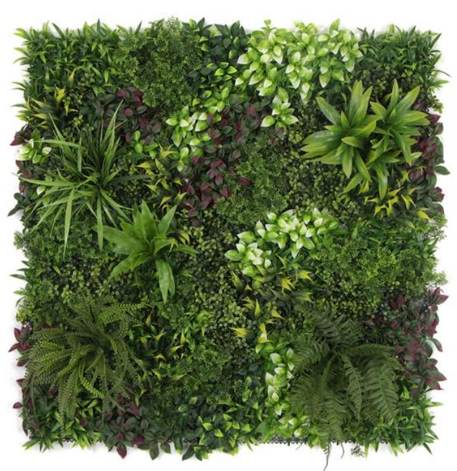 100cm UV Green Wall - Exotic Foliage Artificial - Premium Quality