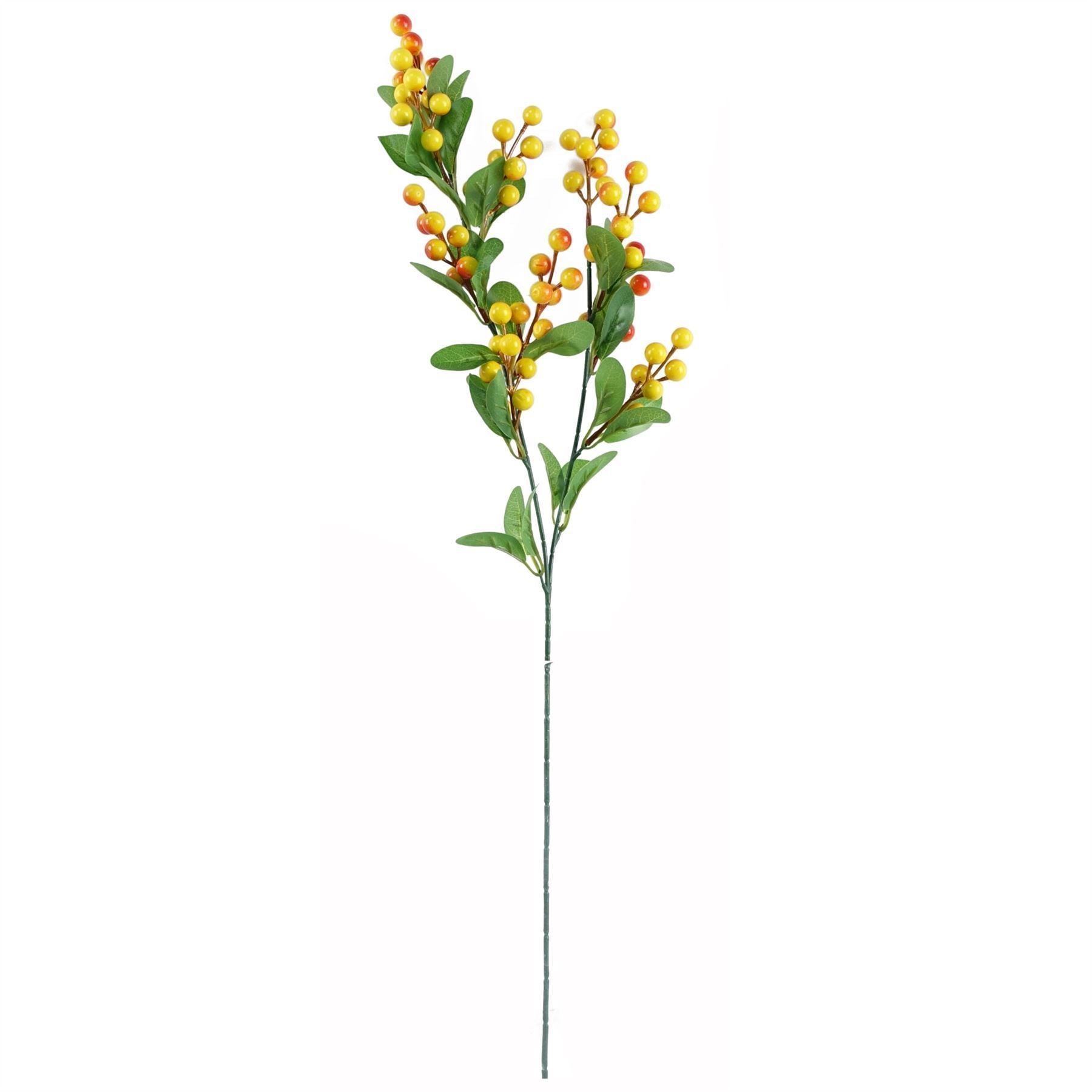 60cm Artificial Red Rose and Eucalyptus Glass Diamond Vase - Premium Quality