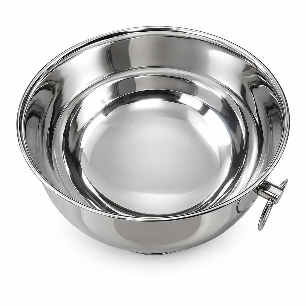 21cm Large Silver Champagne Bowl Metal Planter - Premium Quality