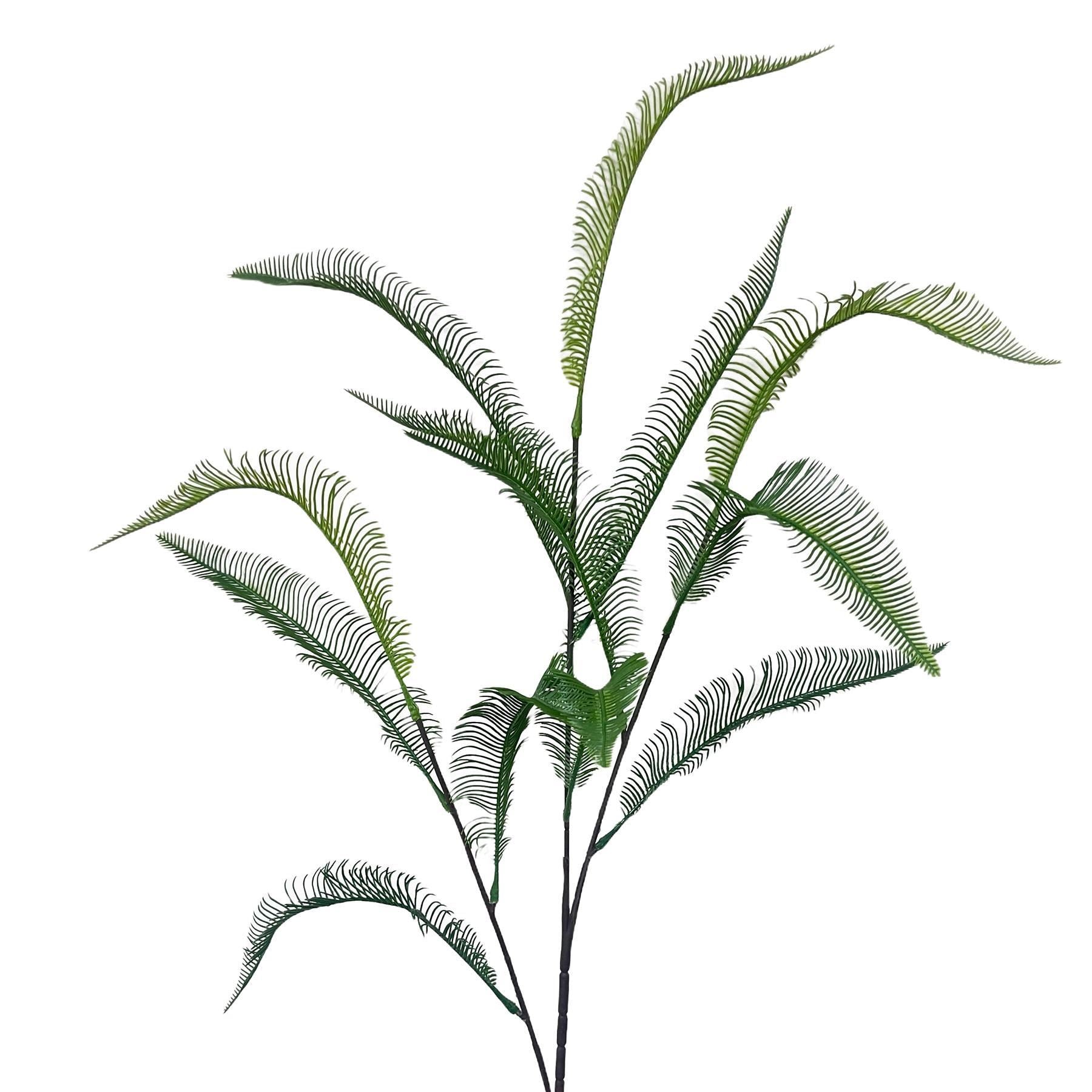Pack of 6 x 100cm Artificial Fern Spray - Premium Quality