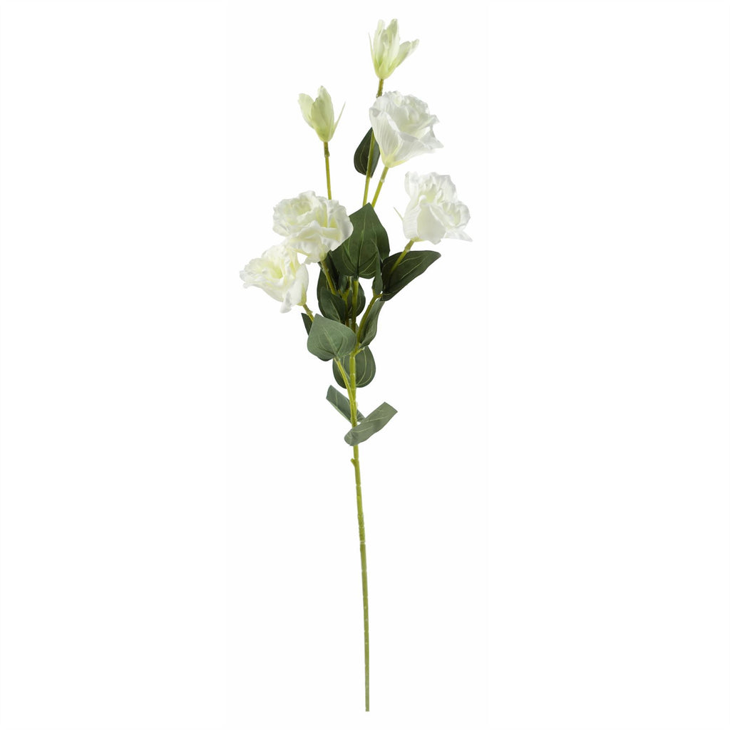 70cm Grey Glass Vase Artificial Orchids and Roses - Premium Quality
