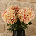 Pack of 6 x 75cm Extra Large Reflex Chrysanthemum - Pink - Premium Quality