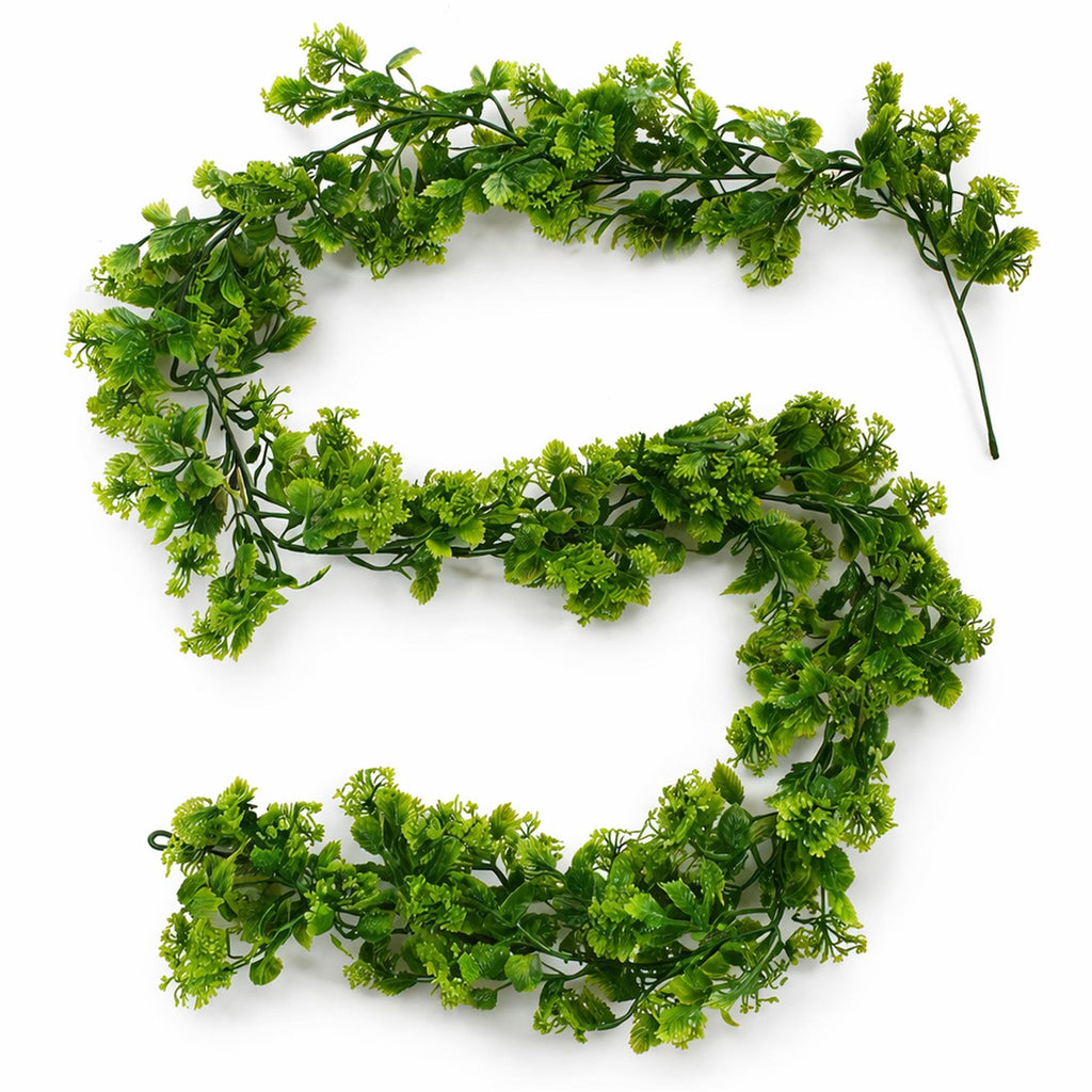 170cm Artificial Green Mixed Foliage Floral Garland Hanging Decoration - Premium Quality