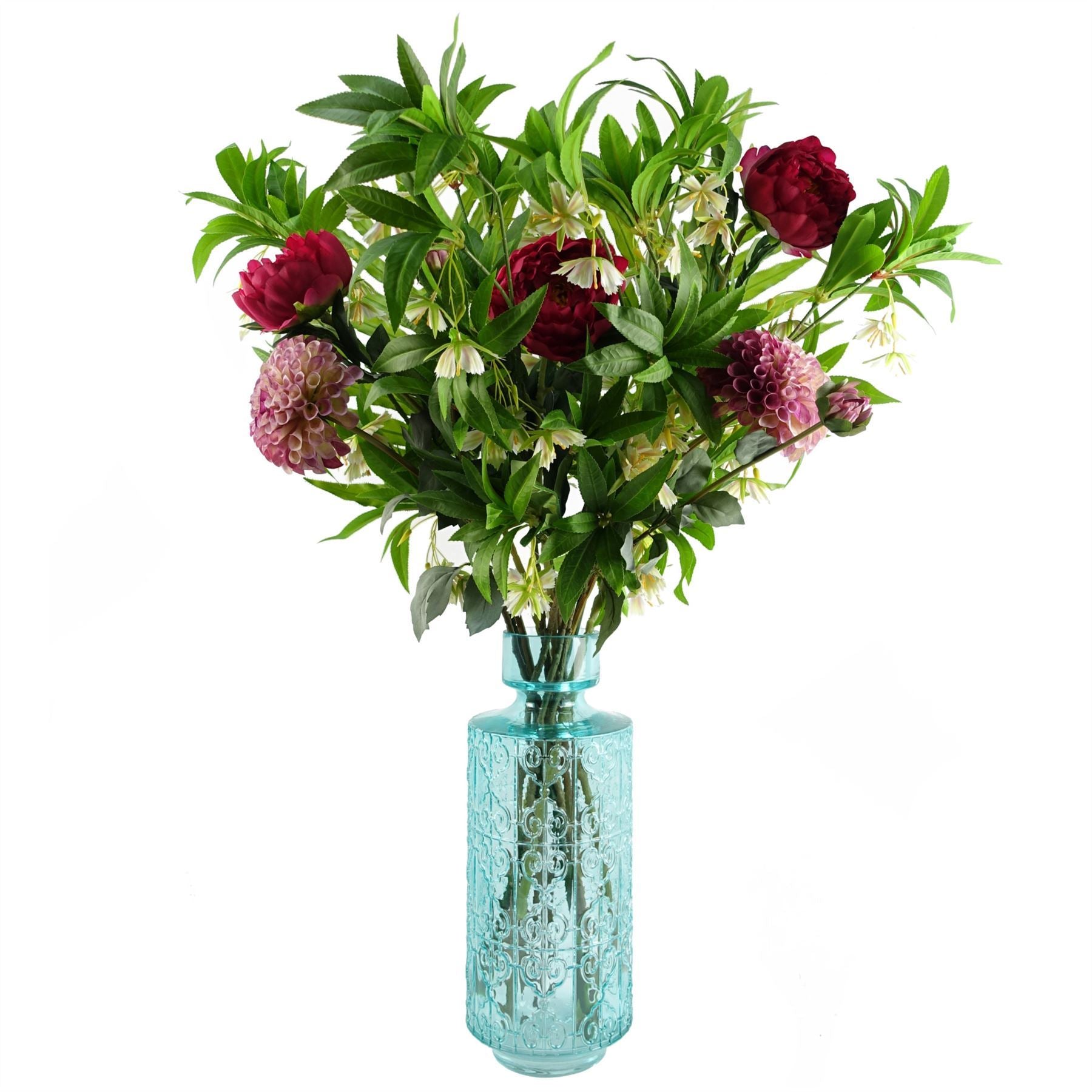 Pack of 6 x 90cm Artificial Hainan Elaeocarpus Stem - Premium Quality