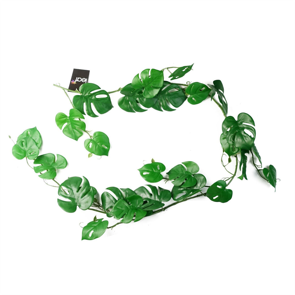 6 x 180cm Artificial Hanging Trailing Monstera Plant - Premium Quality