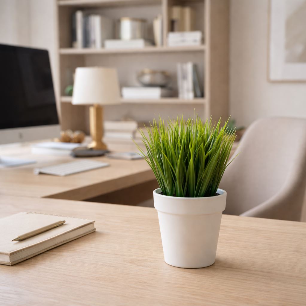 22cm Artificial Grass Plant - Premium Quality