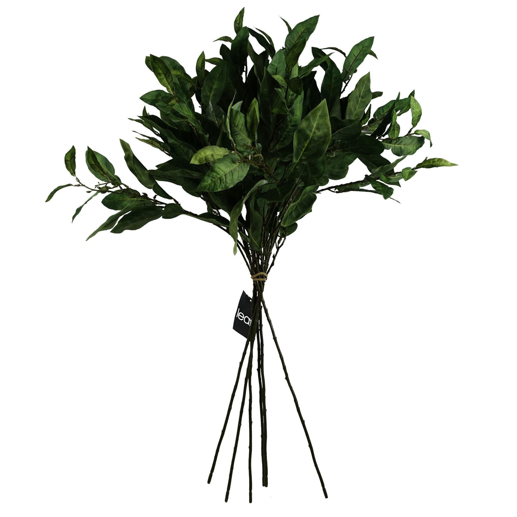 Pack of 6 x 90cm Artificial Ficus Foliage Stem - Premium Quality