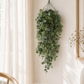 75cm Artificial Trailing Round Botanik Hanging Foliage Plant - Soft Eucalyptus Green - Premium Quality