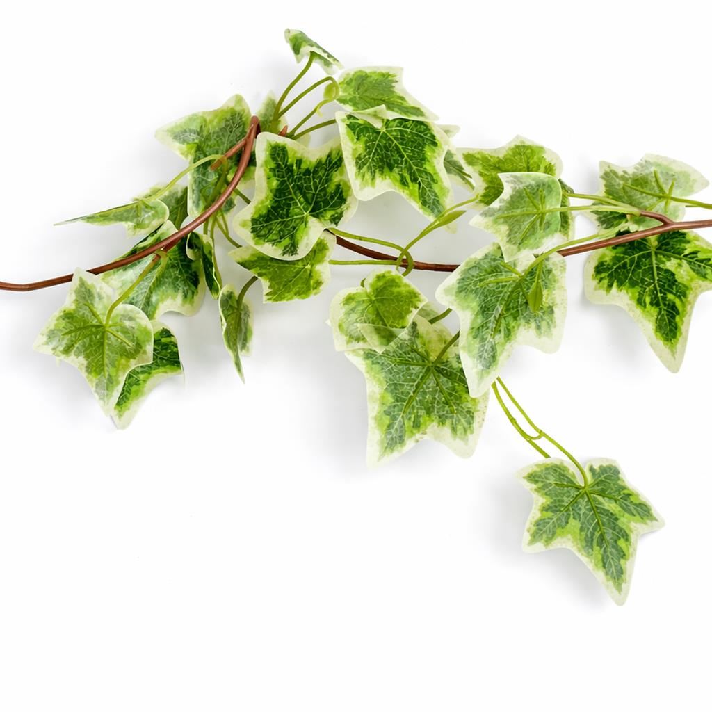 160cm Artificial Ivy Garland Trailing Hanging Plant Faux Foliage - Variegated - Premium Quality