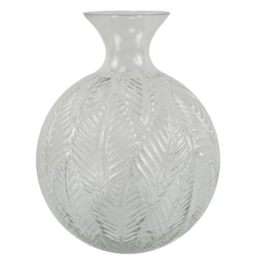 65cm Artificial Red Carnations Glass Ball Vase - Premium Quality