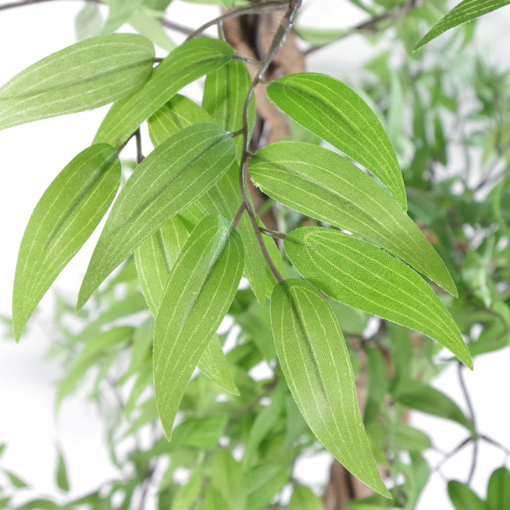 140cm Botanik Realistic Artificial Japanese Fruticosa Ficus Tree, Green Copper - Premium Quality