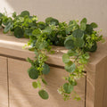 160cm Artificial Eucalyptus Garland with Mixed Foliage - Premium Quality